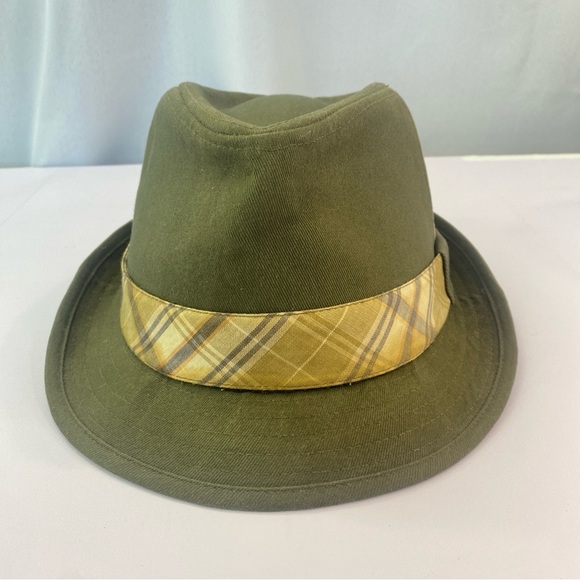 Guinness Beer Green Gold Plaid Logo Fedora Hat Trilby Walking 100% Cotton - Picture 3 of 17